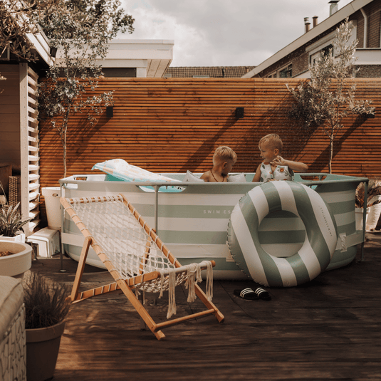 Essence | groen wit opzet zwembad rond 305x76 cm