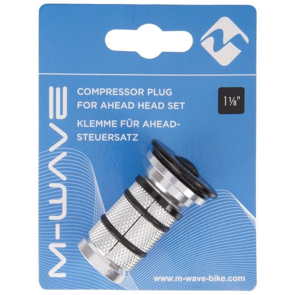 Load image into Gallery viewer, M-wave balhoofdplugklauw 1-1 8 carbon voorvork - zwart
