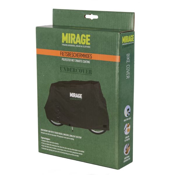 ギャラリービューアに画像をロードする, Mirage fietsbeschermhoes undercover 170d zwart, polyester
