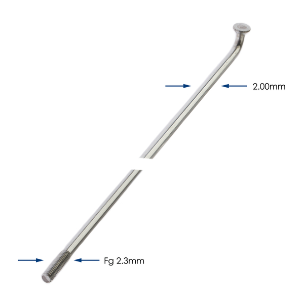 Load image into Gallery viewer, Spaken 296-14 Alpina ø2.00 mm FG 2.3 verzinkt - zilver (144 stuks)
