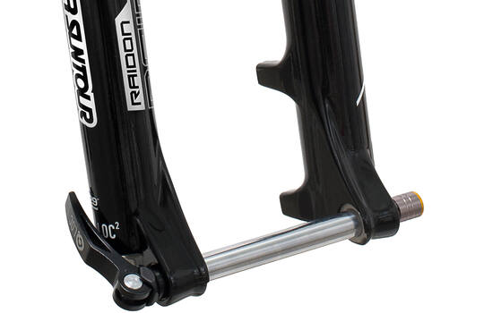 Chargez l'image dans la visionneuse de la galerie, Srsuntour sr suntour - raidon voorvork xc 29 rlr tapered 100mm zwart
