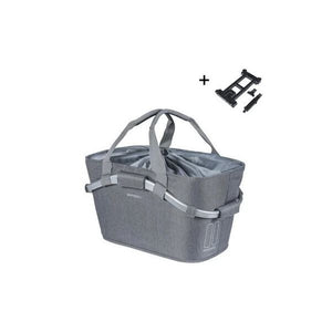 Basil mand achterop 2day carry all grijs | mik | 22l