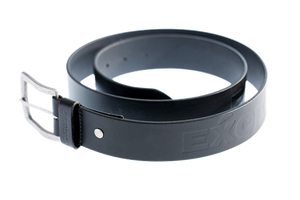 Lederen riem zwart 95cm