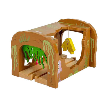 Bigjigs houten monster-tunnel