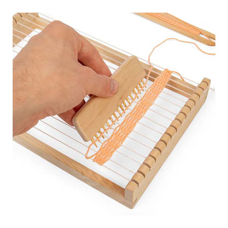 Load image into Gallery viewer, Bigjigs houten weefraam set, 10dlg.
