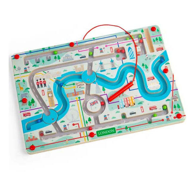 Load image into Gallery viewer, Bigjigs houten magnetische londen doolhof

