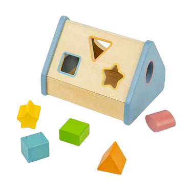 Bigjigs vormenstoof-huisje, 5dlg.