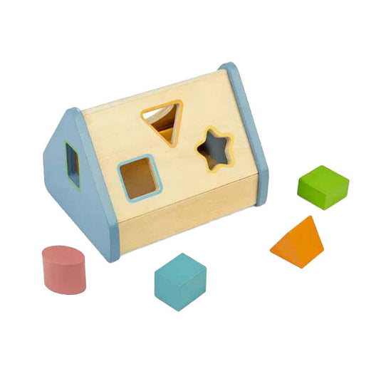 Bigjigs vormenstoof-huisje, 5dlg.