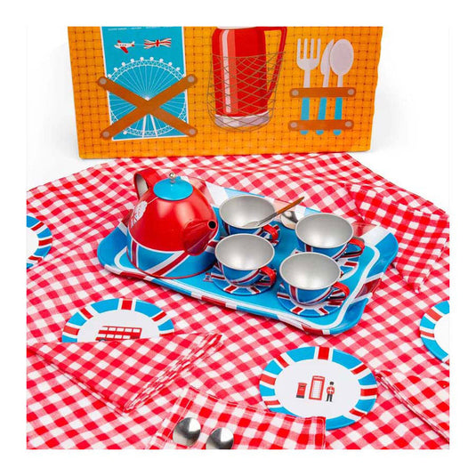 Bigjigs londen theeservies speelset, 24dlg.