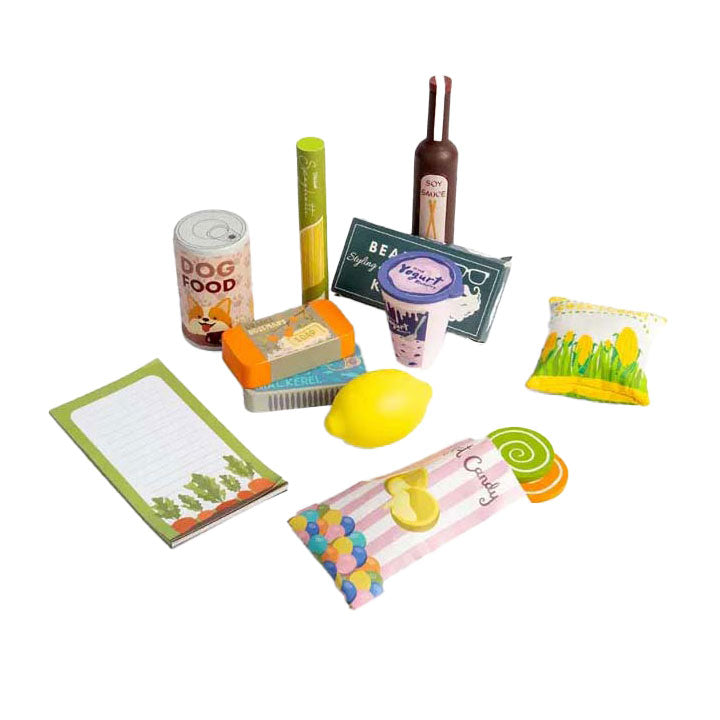 Load image into Gallery viewer, Bigjigs houten boodschappen speelset, 17dlg.
