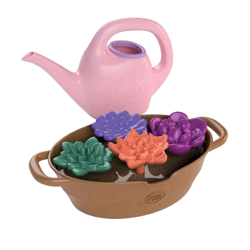 Load image into Gallery viewer, Green toys kleurveranderende wateractiviteitenset roze
