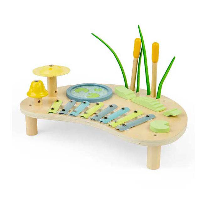 Load image into Gallery viewer, Bigjigs houten jungle muziekbureau
