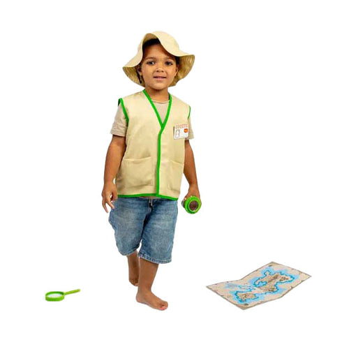 Bigjigs ontdekkers verkleedset met accessoires