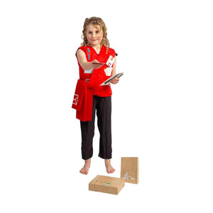 Bigjigs postbode verkleedset met accessoires