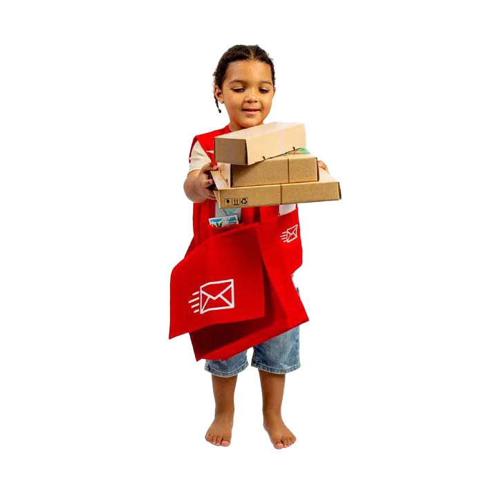 Load image into Gallery viewer, Bigjigs postbode verkleedset met accessoires
