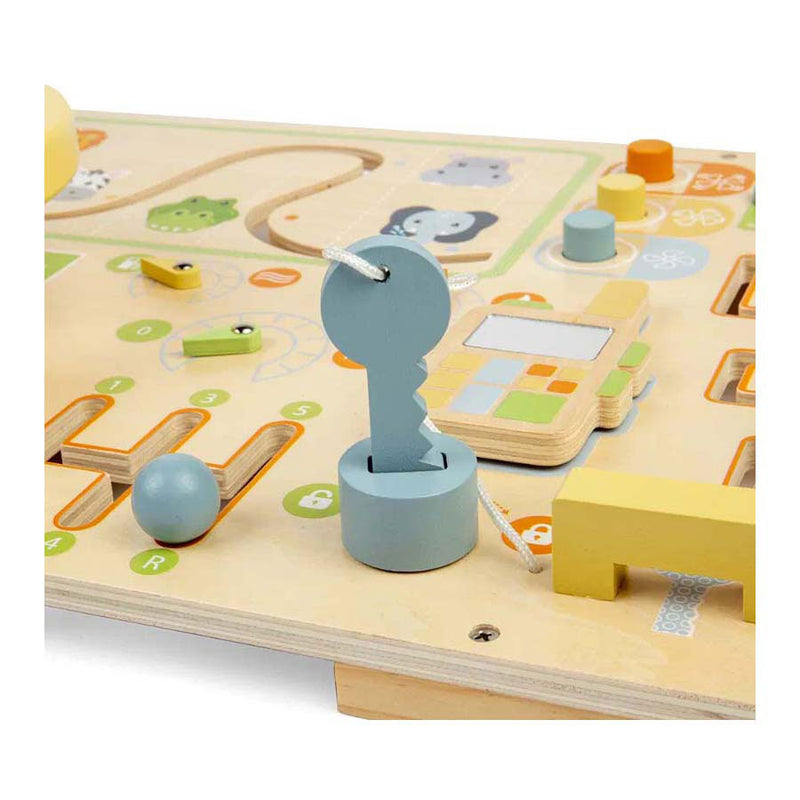 Load image into Gallery viewer, Bigjigs houten jungle activiteitenbord
