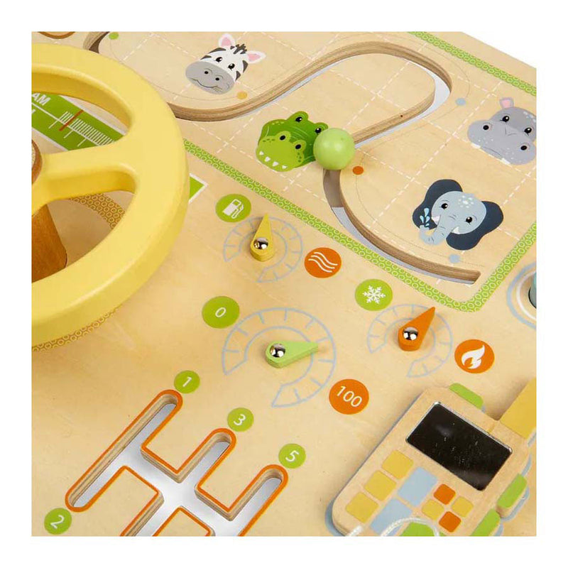 Load image into Gallery viewer, Bigjigs houten jungle activiteitenbord
