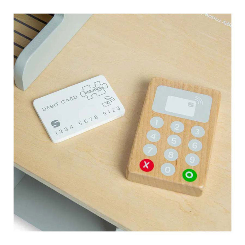 Load image into Gallery viewer, Bigjigs houten koffiecorner speelset, 32dlg.
