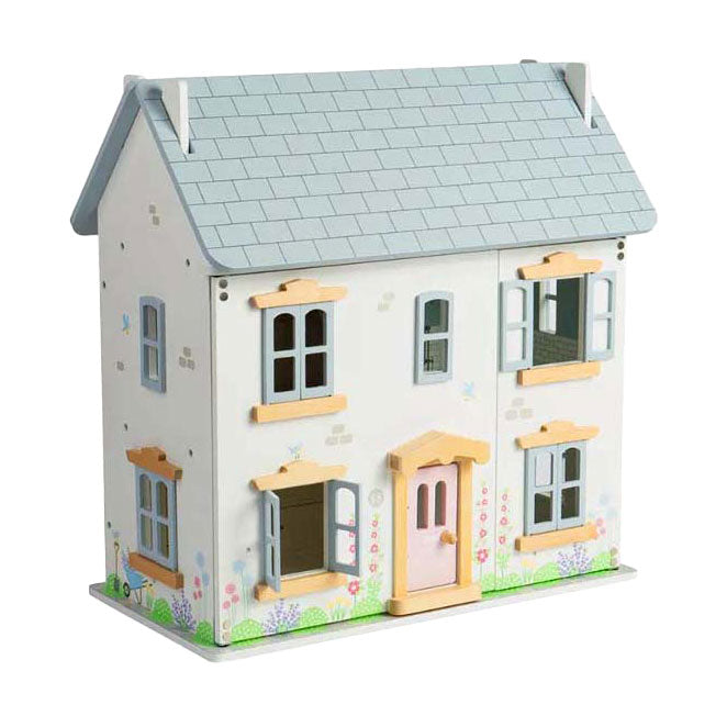 Load image into Gallery viewer, Bigjigs houten zomerhuis poppenhuis

