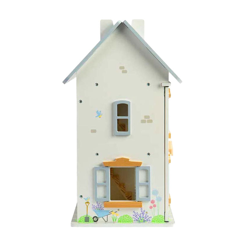 Load image into Gallery viewer, Bigjigs houten zomerhuis poppenhuis
