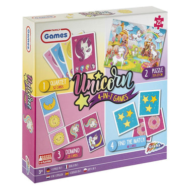 Grafix spellendoos 4in1 eenhoorn