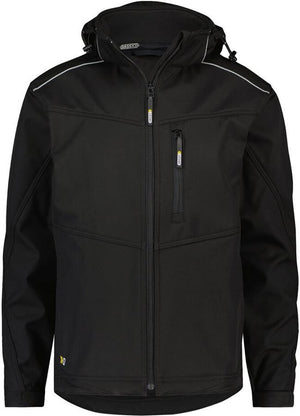 Dassy softshell tavira polyester zwart l