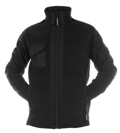Dassy fleecejas croft zwart xl