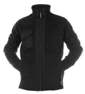 Dassy fleecejas croft zwart m