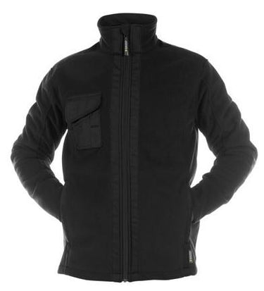 Dassy fleecejas croft zwart s