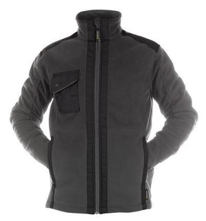 Dassy fleecejas croft grijs zwart l