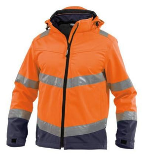 Dassy hoge zichtbaarheidsjas malaga oranje blauw xl