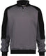 Dassy sweater basiel grijs zwart s
