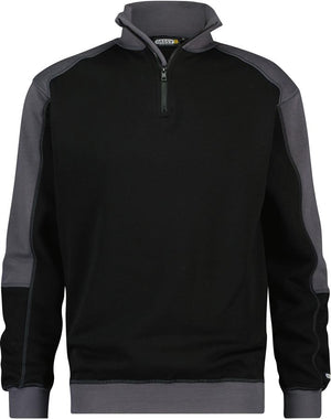 Dassy sweater basiel zwart grijs l