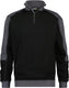 Dassy sweater basiel zwart grijs l