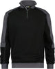 Dassy sweater basiel zwart grijs m
