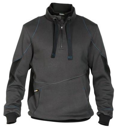 Dassy sweater stellar grijs zwart s