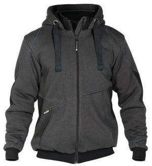 Dassy sweatshirt jas pulse antraciet zwart xxl
