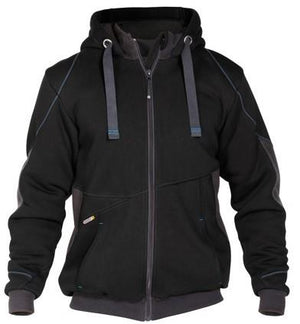 Dassy sweatshirt jas pulse nachtblauw antraciet m