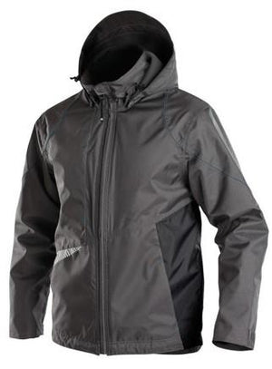 Dassy hyper wind- waterdichte werkjas grijs zwart s