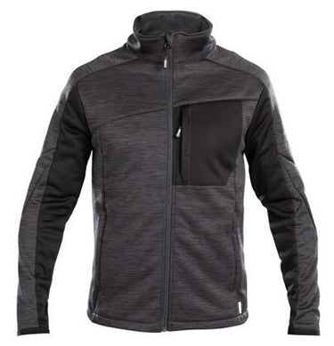 Dassy midlayer vest convex grijs zwart l