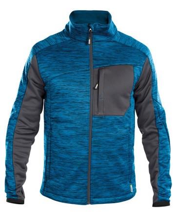 Dassy midlayer vest convex azuurblauw antraciet xxl