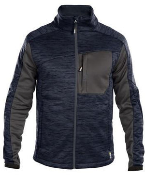 Dassy midlayer vest convex nachtblauw antraciet xxl