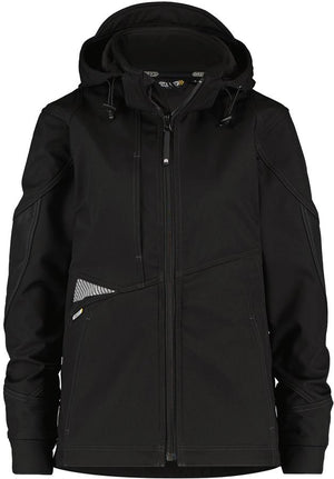 Dassy gravity women softshell zwart s