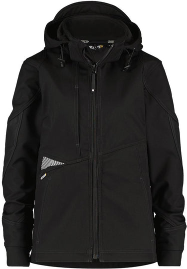 Dassy gravity women softshell zwart l