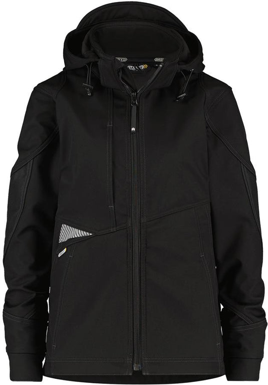Dassy gravity women softshell zwart l