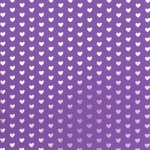 Bazzill • foil heart 30,5x30,5cm gummy bear
