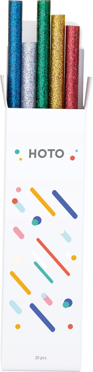 Hoto hot melt glue sticks (20 pcs) – heetlijmpatronen – universeel – sterke hechting – voor knutselen reparaties