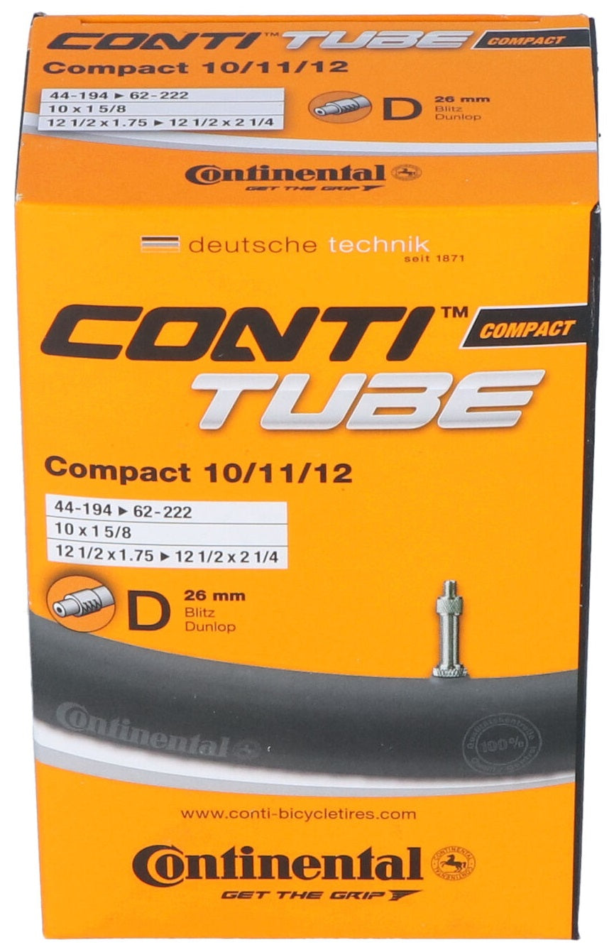 Continental binnenband Compact 10 11 12 1 2 x 1.75 - 2 1 4 hv 26mm