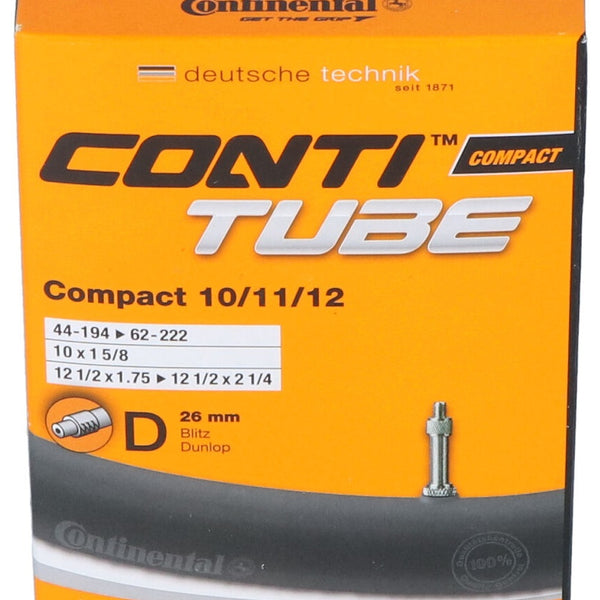 Continental binnenband Compact 10 11 12 1 2 x 1.75 - 2 1 4 hv 26mm