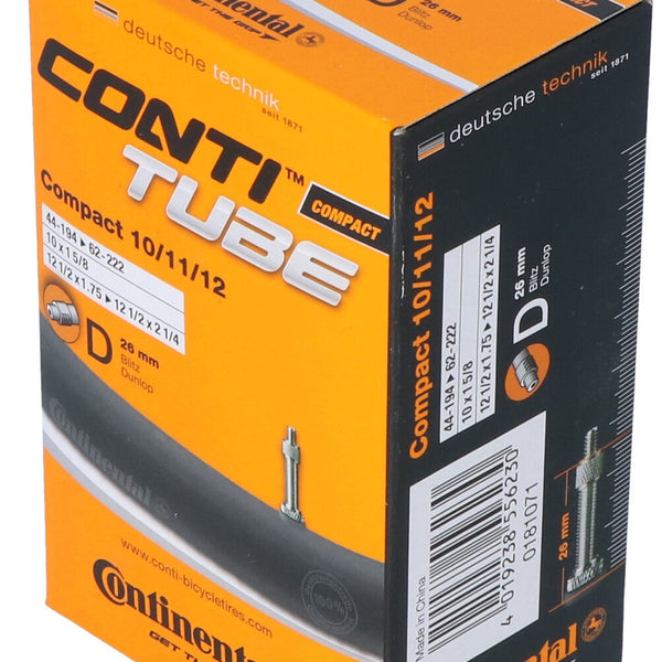 Continental binnenband Compact 10 11 12 1 2 x 1.75 - 2 1 4 hv 26mm